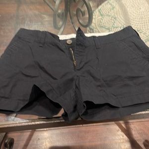Old navy black short shorts size 4